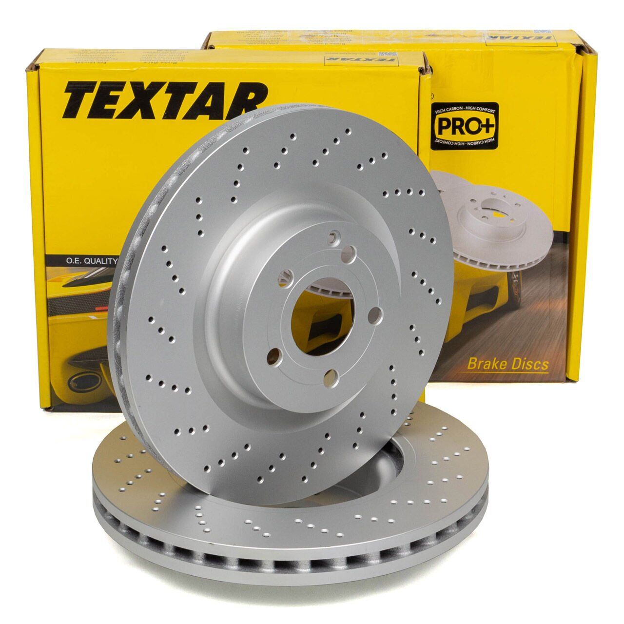 Mercedes E Serisi W212 Kasa E350 CDI Ön Fren Diski 3.0 265 Beygir AMG Spor Paket 4x2 Delikli 344 mm Çap 2009-2015 TEXTAR