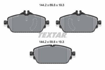 Mercedes C Serisi W205 Kasa C180 Ön Fren Balatası Standart Paket İçin 2014-2021 TEXTAR