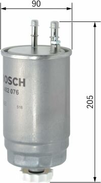 Fiat Linea Mazot Filtresi 1.3 Dizel 90 Beygir 2007-2017 BOSCH