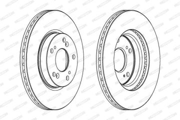 Honda Civic 8 Sedan FD6 Ön Fren Diski 282 mm Çap 2006-2011 FERODO