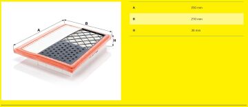 Mercedes E Serisi W211 Kasa E320 CDI Hava Filtresi 224 Beygir 2 Adet 2002-2009 MANN