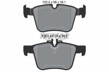 Mercedes C Serisi W205 Kasa C220 Arka Fren Balatası Standart Paket İçin 2014-2021 TEXTAR