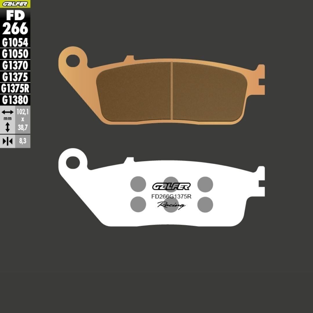 RKS Rz 125 Ön Fren Balatası 2024 Sonrası GALFER SİNTER METAL SERAMİK SPORT RACING