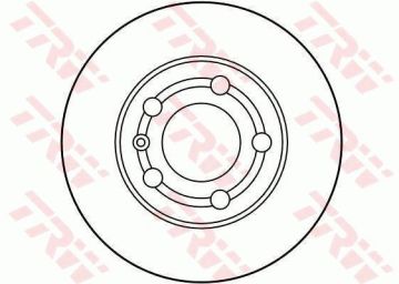 Volkswagen Polo 5 Arka Fren Diski 1.2 TDI 75 Beygir 232 mm Çap 2010-2017 TRW