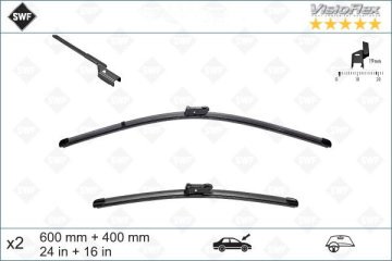 Seat Ibiza Ön Silecek Seti Sol Sağ Takım 2009-2017 SWF