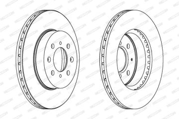 Honda Civic 7 Ön Fren Diski 1.6 262 mm Çap 2002-2005 FERODO