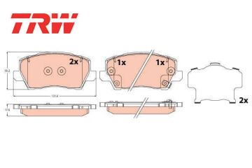 Kia Picanto Ön Fren Balatası 1.2 84 Beygir 2018 Sonrası TRW