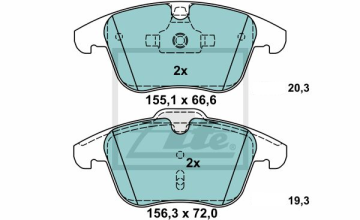 Ford Mondeo 4 Performanslı Seramik Ön Fren Balatası 2.0 TDCi 2007-2013 ATE SERAMİK