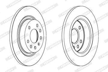 Opel Vectra C Arka Fren Diski 1.8 16V 2002-2008 FERODO