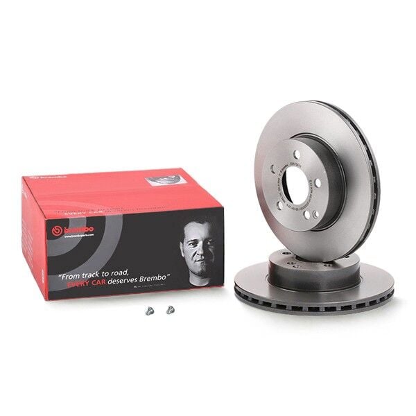 Mercedes C Serisi W204 Kasa C180 Ön Fren Diski 288 mm Çap Standart Paket İçin 2007-2013 BREMBO