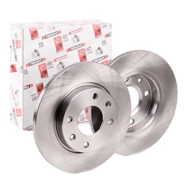 Peugeot 206 Ön Fren Diski 1.4i 75 Beygir 247 mm Çap Düz Tip 1998-2006 FERODO