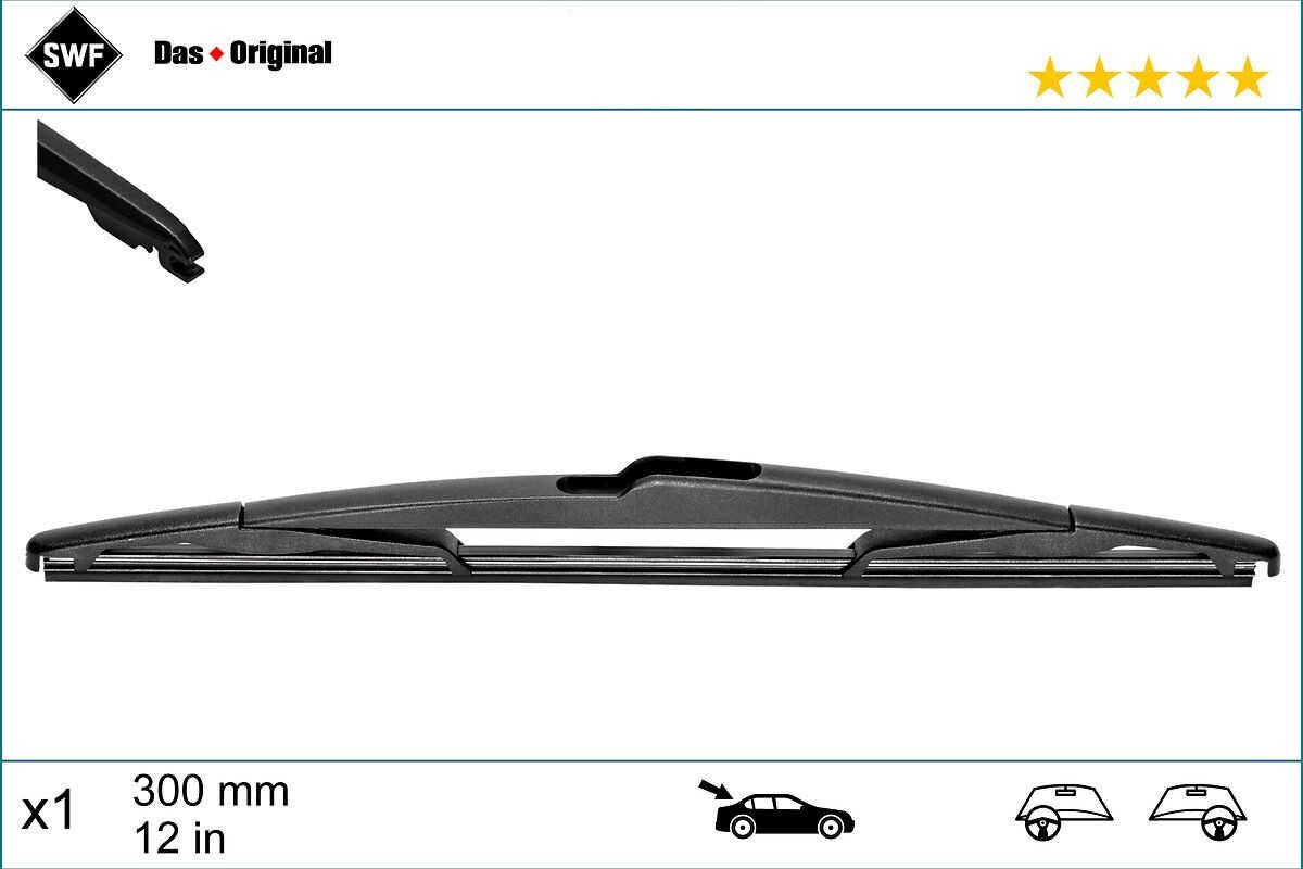 Opel Astra J Arka Silecek 30 cm 2010-2015 SWF