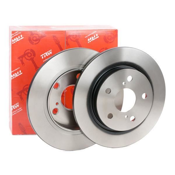 Toyota Auris Arka Fren Diski Benzinli İngiliz Montaj 270 mm Çap 2007-2012 TRW