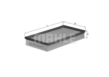 Volkswagen Bora Hava Filtresi 1.9 TDI 115 Beygir 1999-2006 KNECHT/MAHLE