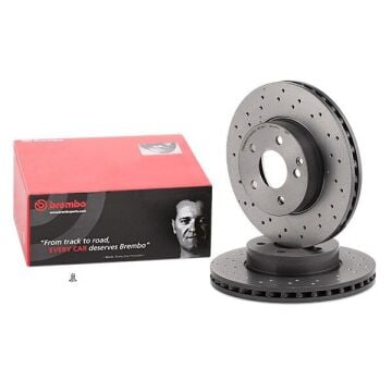 Mercedes C Serisi W204 Kasa C200 Ön Fren Diski Delikli 295 mm Çap AMG Spor Paket İçin 2007-2013 BREMBO