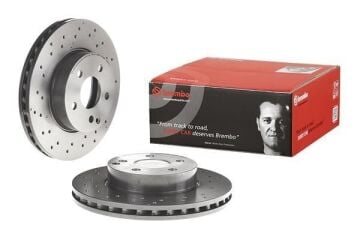 Mercedes C Serisi W204 Kasa C200 Ön Fren Diski Delikli 295 mm Çap AMG Spor Paket İçin 2007-2013 BREMBO