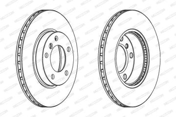 BMW 3 Serisi E46 Ön Fren Diski 320d 136 Beygir 286 mm Çap 1999-2005 FERODO