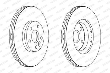 Ford Mondeo 4 Ön Fren Diski 1.6 16V 300 mm çap 2007-2013 FERODO