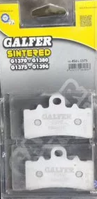 Husqvarna Svartpilen 401 Ön Fren Balatası 2017-2018 GALFER SİNTER METAL SERAMİK SPORT