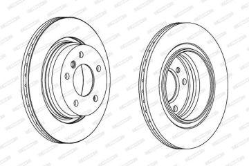 BMW 3 Serisi E46 Kasa Arka Fren Diski 320d 150 Beygir 294 mm Çap FERODO