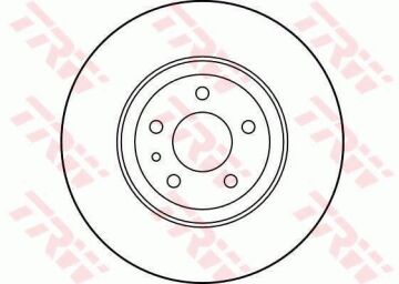 Fiat Egea Sedan/Hatchback/Cross Ön Fren Diski 1.3 Multijet 95 Beygir 284 mm Çap 2015-2020 TRW