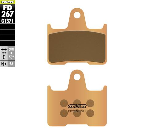 Harley Davidson Superlow Xl883L Arka Fren Balatası 2014 2020 Arası GALFER SİNTER METAL