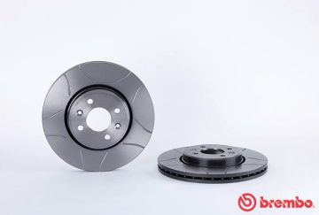 Renault Megane 2 Performanslı Ön Fren Diski 1.5 DCi 280 mm Çap Çizgili 2003-2009 BREMBO MAX