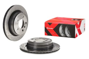 BMW 4 Serisi F32 418i Performanslı Arka Fren Diski 300 mm çap Delikli 2014-2020 BREMBO XTRA