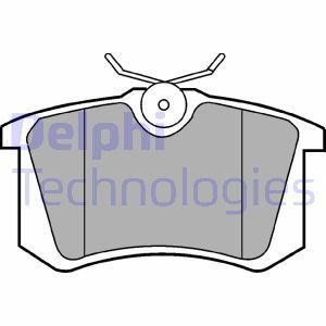 Volkswagen Jetta 4 Arka Fren Balatası 1.6 TDI 105 Beygir 253 mm Disk İçin 2011 Sonrası DELPHI