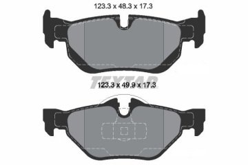 BMW 3 Serisi E92 320i / 320d / 325i Arka Fren Balatası 2007-2012 TEXTAR