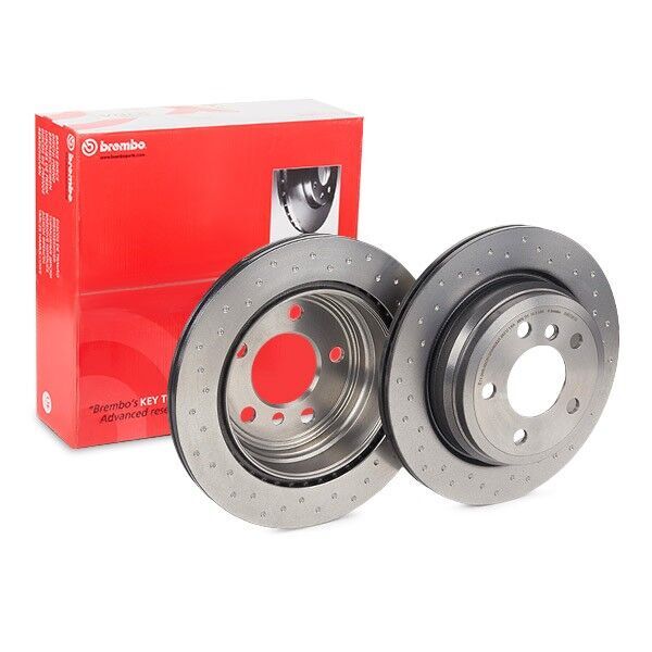 BMW 3 Serisi F31 320d Station Performanslı Arka Fren Diski 300 mm Çap Delikli 2012-2019 BREMBO XTRA