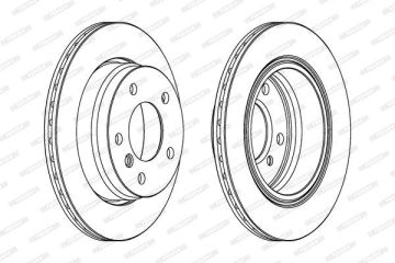 BMW 3 Serisi E46 Kasa Arka Fren Diski 320d 136 Beygir 276 mm Çap FERODO