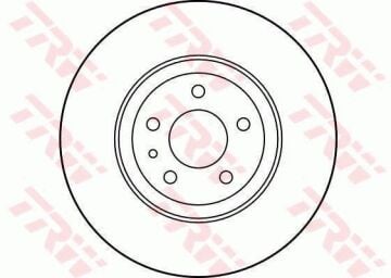 Fiat Egea Station Ön Fren Diski 1.4 Benzinli 95 Beygir 284 mm Çap 2015-2020 TRW