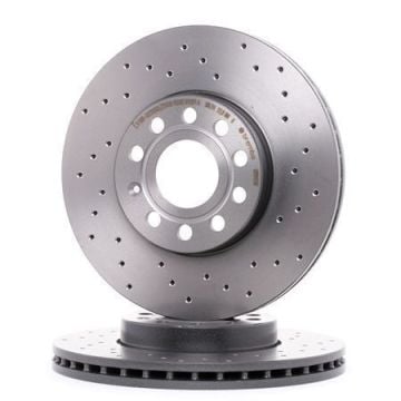 Volkswagen Golf 8 Performanslı Ön Fren Diski 1.0 eTSI 110 Beygir 288 mm Çap Delikli 2021 Sonrası BREMBO XTRA