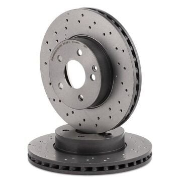 Mercedes C Serisi W204 Kasa C220 Ön Fren Diski Delikli 295 mm Çap AMG Spor Paket İçin 2007-2013 BREMBO