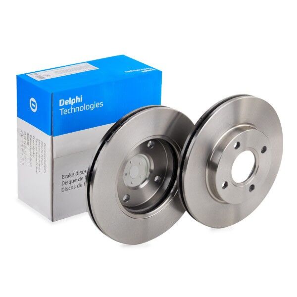 Ford Fiesta 6 Ön Fren Diski 258 mm Çap 2009-2017 DELPHI