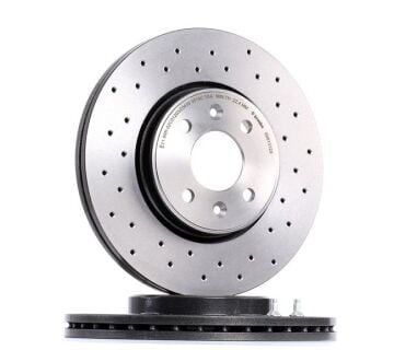 Renault Megane 2 Performanslı Ön Fren Diski 1.5 DCi 280 mm Çap Delikli 2003-2009 BREMBO XTRA