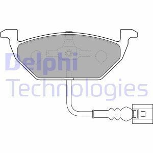 Volkswagen Polo 5 Ön Fren Balatası 1.2 70 Beygir 2010-2017 DELPHI