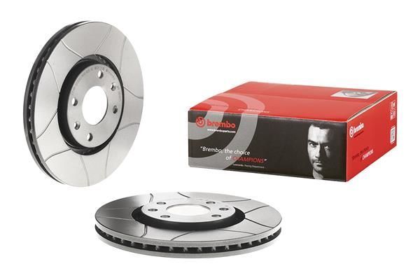 Peugeot Partner Tepee Performanslı Fren Diski Ön 1.6 HDI 283 mm Çizgili BREMBO MAX