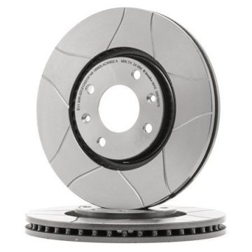 Peugeot Partner Tepee Performanslı Fren Diski Ön 1.6 HDI 283 mm Çizgili BREMBO MAX