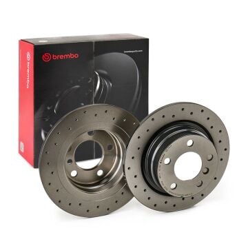 BMW 1 Serisi F20 Performanslı Arka Fren Diski 116i 290 mm Çap Delikli 2012-2019 BREMBO XTRA