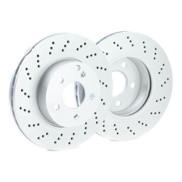 Mercedes C Serisi W204 Kasa C220 Ön Fren Diski Delikli 295 mm Çap AMG Spor Paket İçin 2007-2013 DELPHI