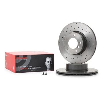 BMW 3 Serisi E90 Performanslı Ön Fren Diski 320i 170 Beygir 312 mm Çap Delikli 2008-2012 BREMBO XTRA