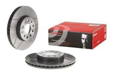 Volkswagen Jetta 4 Performanslı Ön Fren Diski 1.2 TSI 105 Beygir 288 mm Çap Çizgili 2011 Sonrası BREMBO MAX