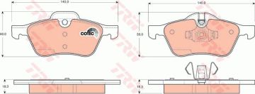 Mini Cooper S R53 Kasa Ön Fren Balatası 2001-2006 TRW