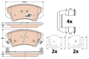 Opel Insignia A Ön Fren Balatası 2.0 CDTI 195 Beygir 321 mm Disk İçin 2008-2016 TRW