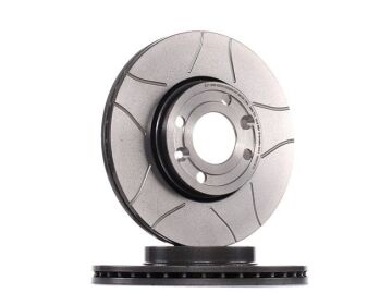 Renault Clio 3 Performanslı Ön Fren Diski 1.4 16V 260 mm Çap Çizgili 2006-2012 BREMBO MAX