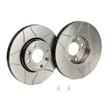 Renault Clio 3 Performanslı Ön Fren Diski 1.4 16V 260 mm Çap Çizgili 2006-2012 BREMBO MAX