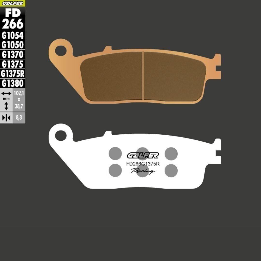 RKS Srk 250 Rs Ön Fren Balatası 2024 Sonrası GALFER SİNTER METAL SERAMİK SPORT RACING