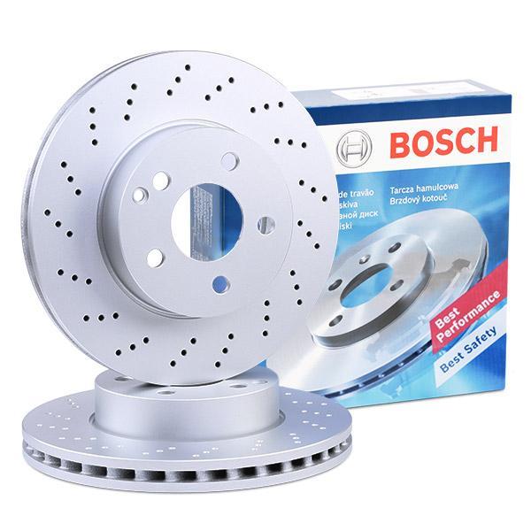 Mercedes 204 Kasa C220 Ön Fren Diski AMG Spor Paket Delikli 295 mm Çap 2007-2013 BOSCH